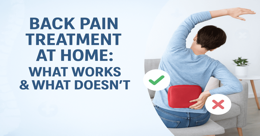 Back pain treatment at home